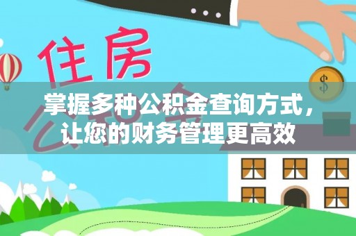 辽中掌握多种公积金查询方式，让您的财务管理更高效
