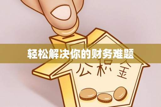 辽中轻松解决你的财务难题