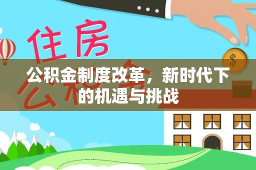 辽中公积金制度改革，新时代下的机遇与挑战