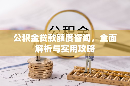 辽中公积金贷款额度咨询，全面解析与实用攻略