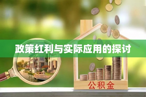 辽中政策红利与实际应用的探讨