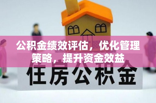 辽中公积金绩效评估，优化管理策略，提升资金效益