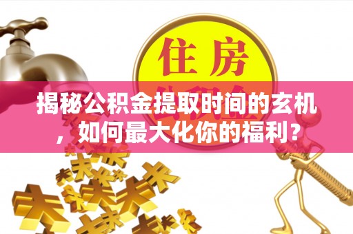 辽中揭秘公积金提取时间的玄机，如何最大化你的福利？