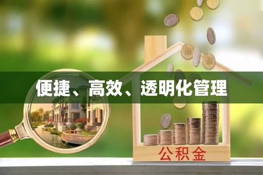 辽中便捷、高效、透明化管理