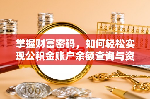 辽中掌握财富密码，如何轻松实现公积金账户余额查询与资金管理